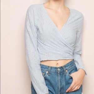 Brandy Melville Wrap Top